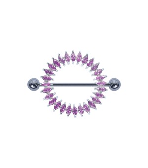 Beautiful Nipple Piercing PN-500-RO